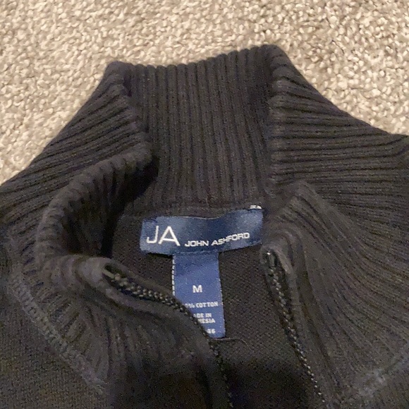 Men’s John Ashford pullover sweater. Black, size M - Picture 5 of 6